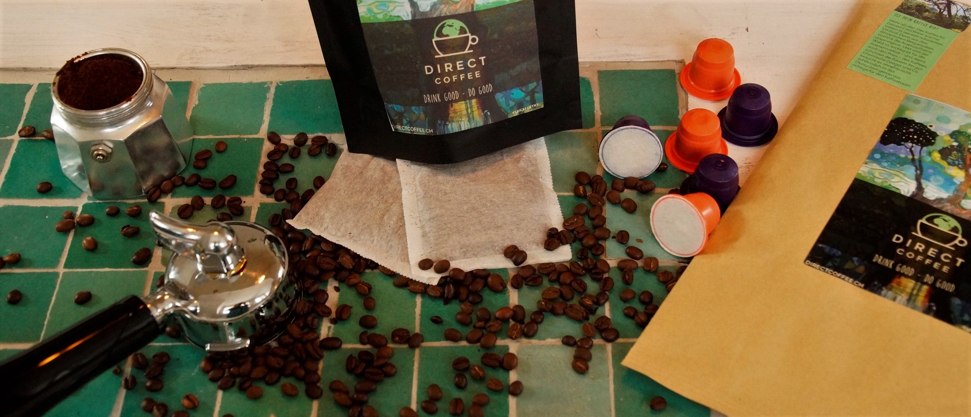 Less waste through coffee-mailer and biodegradable capsules